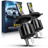 Par De Bombillos Led H4 Carro O Moto Dc 20.000lm