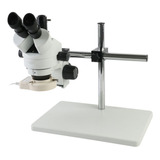 7-45 Veces Microscopio Trinocular, Brazo Universal,