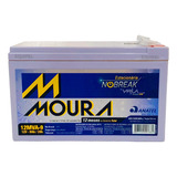 Batería Moura 12v / 9ah Gel Ups Alarmas Luces De Emergencias