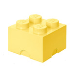 Lego Contenedor Canasto Apilable Organizador Storage Brick 4 Color Cool Yellow