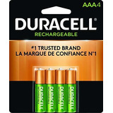 Pilas Aaa Duracell Recargables, Larga Duracion - 4 Unidades 