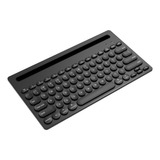 Teclado Bluetooth Newltem | Ultradelgado | Con Base Tablet Color Del Teclado Negro