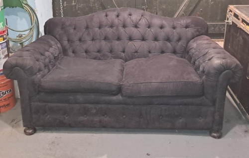 Sillon Chesterfield Capitone Pana Usado