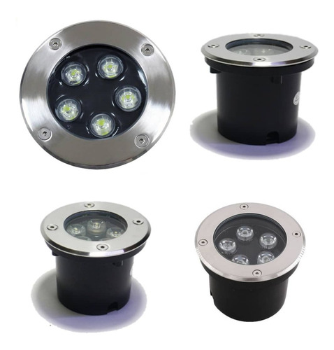 Focos Led Piso 5w Exterior Embutido Cálido/frío 