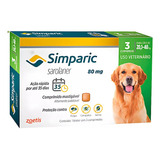 Antipulga Simparic 80 Mg 20,1 A 40 Kg 3 Comprimidos