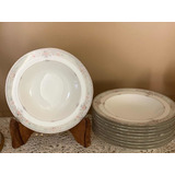 10 Platos Hondos Principales Noritake.porcelana Japonesa.