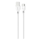 Cable Usb Tipo C Soul Datos & Carga Rapida | Largo 3 Metros Color Blanco