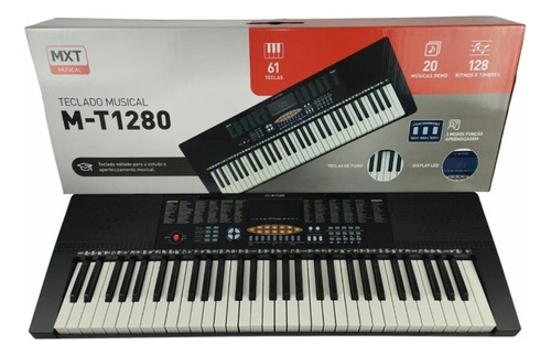 Teclado Musical Profissional Mxt M-t1280 61 Teclas