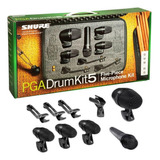 Shure Original Pgadrumkit5 Kit 5 Microfonos Bateria Estuche