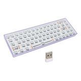 Kit De Teclado Mecánico Diy, 68 Teclas, 2,4 G, Inalámbrico 6