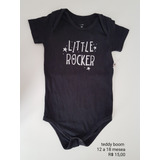 Body Bebê Little Rocker 12 A 18 Meses Teddy Boom