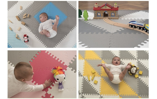 Pisos Alfombra Goma Eva Encastrable Babyfun® + Bolso 