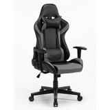 Silla Gamer Esports Sillon Butaca Pro Pc Reclinable Oficina Color Gris