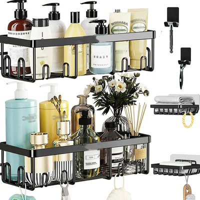 Estante Organizador Para Baño, Ducha Y Ducha Con Pegatinas .