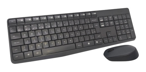 Kit Teclado E Mouse Wireless Logitech S/fio Mk235