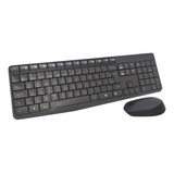 Kit Teclado E Mouse Wireless Logitech S/fio Mk235