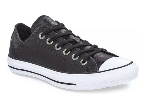 Zapatillas Converse Chuck Taylor Leather Negro Cuero 157002c