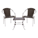 Cadeira Fibra Sintetica Toquio Mesa Piscina Aluminio