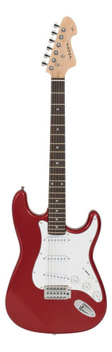 Guitarra Elétrica Vogga Vcg601 De  Madeira Maciça Red Com Diapasão De Bordo