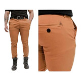 Pantalón Drill Licrado Para Hombre.