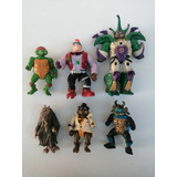 6 Figuras Vintage De Las Tortugas Ninja Tmnt Faltan Brazos 