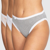 Pack 3 Bikini Tai Mujer Algodón 8714w5 Sloggi