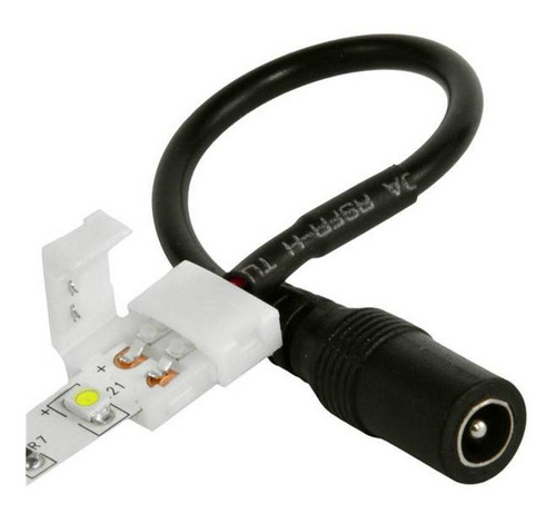 Conector Fita Led P4 Femea 10mm - 2 Vias - 50 Unidades