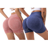 2pzs Short De Licra Para Mujer Fitness Sports Sexy Shorts