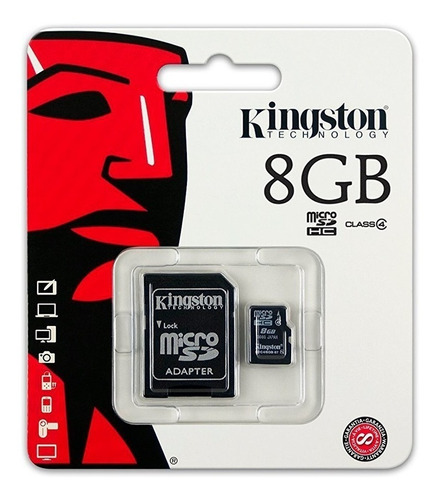 Kingston Memoria Micro Sd 8gb Clase 4 Mayoreo Barata Nuevo +