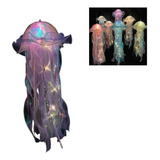 1 Lámpara Medusa Colgante Decoración Led Creativa Portátil 