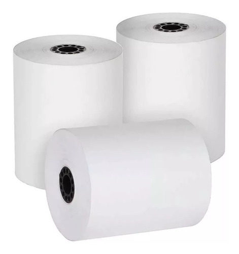 Papel Impresora Termica 80x40mm Rollo Papel Termico 11mts X3