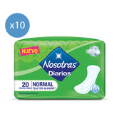 Pack Protectores Diarios Nosotras Normal 20 U