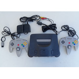 Vídeo Game Nintendo 64 - 2 Controles - Completo