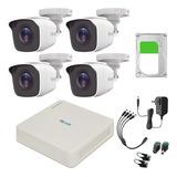 Hilook Kit De Camaras 4 De Seguridad Video Vigilancia 500gb