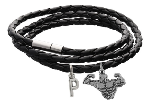 Pulsera Culturismo Brazalete Dije Bodybuilder Gym Letra Moda