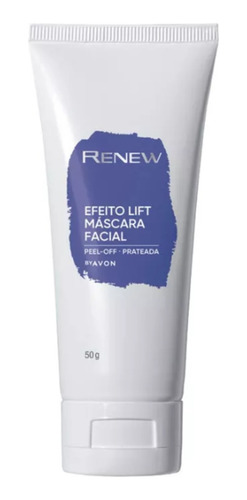 Máscara Prateada Facial  Renew Peel-off Efeito Lift 50g Avon