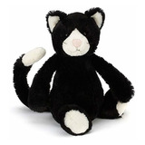 Jellycat Tímido Gato Blanco Y Negro