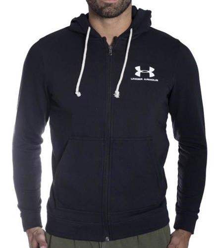 Campera Under Armour Hombre Sportstyle Terry Fz Negro