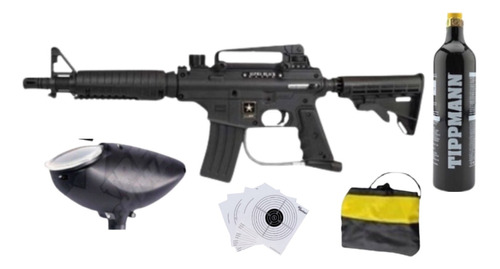 Marcadora Gotcha Alpha Black Tippmann Co2 R15 Xchws P