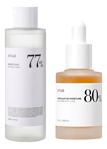 Kit Skincare Coreano Anua Serum + Tónico 