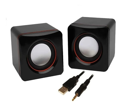 Caixa Som Para Pc Mini Digital Speaker P2/ Usb 2.0 Ha-101c