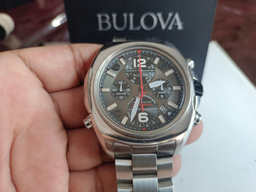 Reloj Bulova Cronografo Precisionits Estuche48mm Falta Bisel