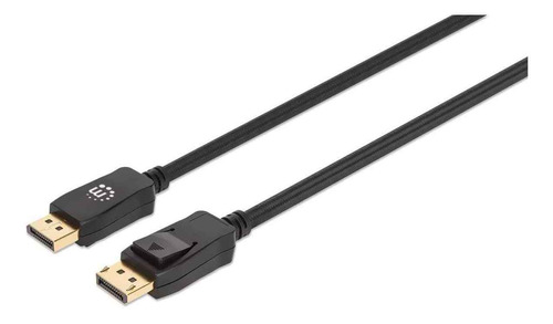 Cable Displayport Manhattan 353625, 8k, 4k, Oro, 3m, Hdr