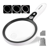 Large Magnifying Glass With 37 Led Light, 10x 20x 45x Han...