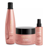 Kit Aneethun Care System Shampoo, Máscara E Fluído