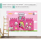 Banner Imprimible Princesa Peach Para Imprimir_mario Bros