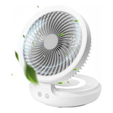 Ventilador Portatil Recargable Inalambrico 4 Velocidades Led