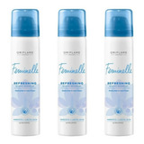 Pack 3 Desodorantes Íntimo Refrescante Feminelle De Oriflame