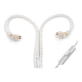 Cable Auricular Kz Pin B/c Silver C/ Mic Original 