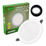 Luminario Led Tianlai 12w Blanca Empotrar En Plafon O Bote